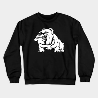 English Bulldog Cartoon Crewneck Sweatshirt